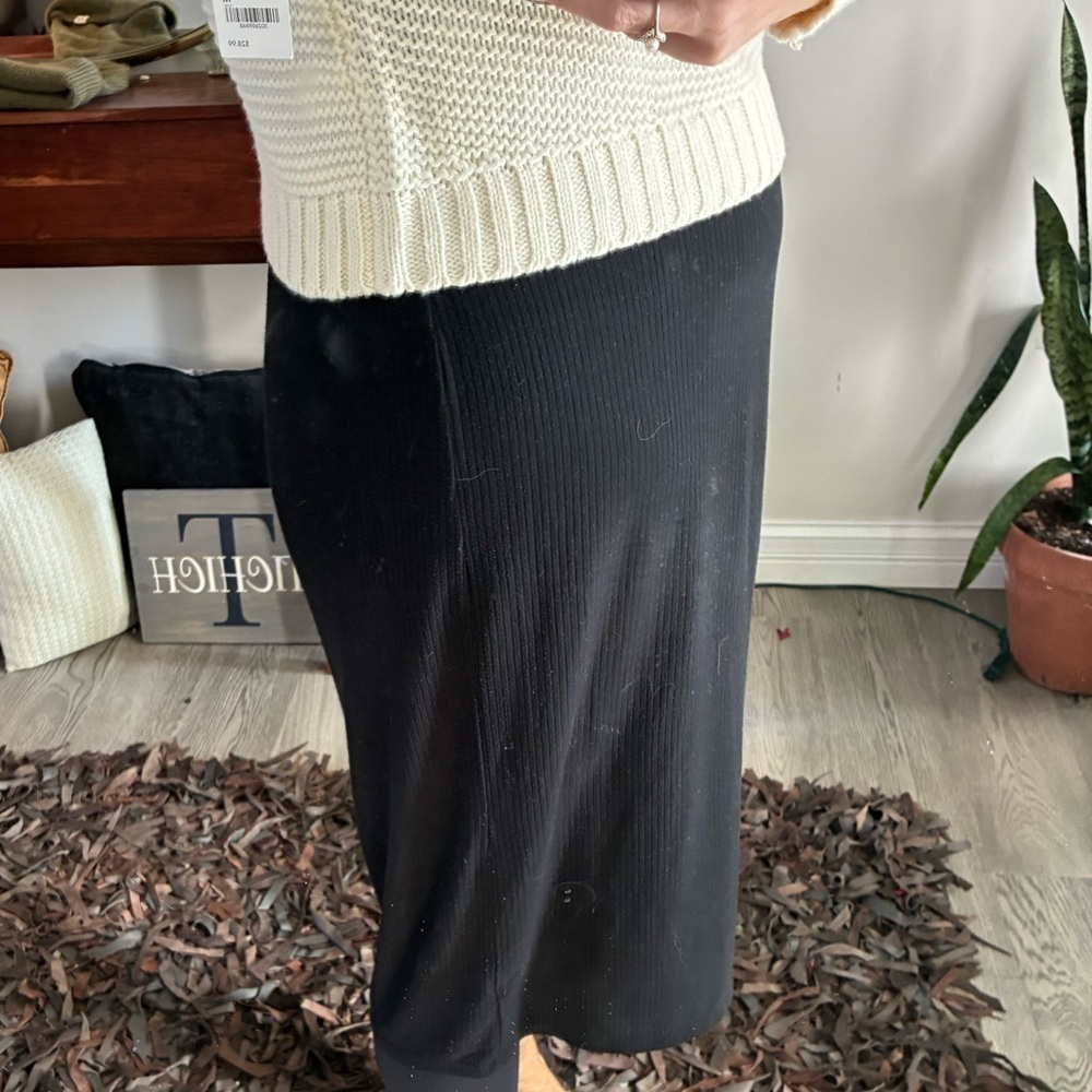 Charlotte Russe Cream and Yellow/blue Knit sweater - Picture 7 of 7